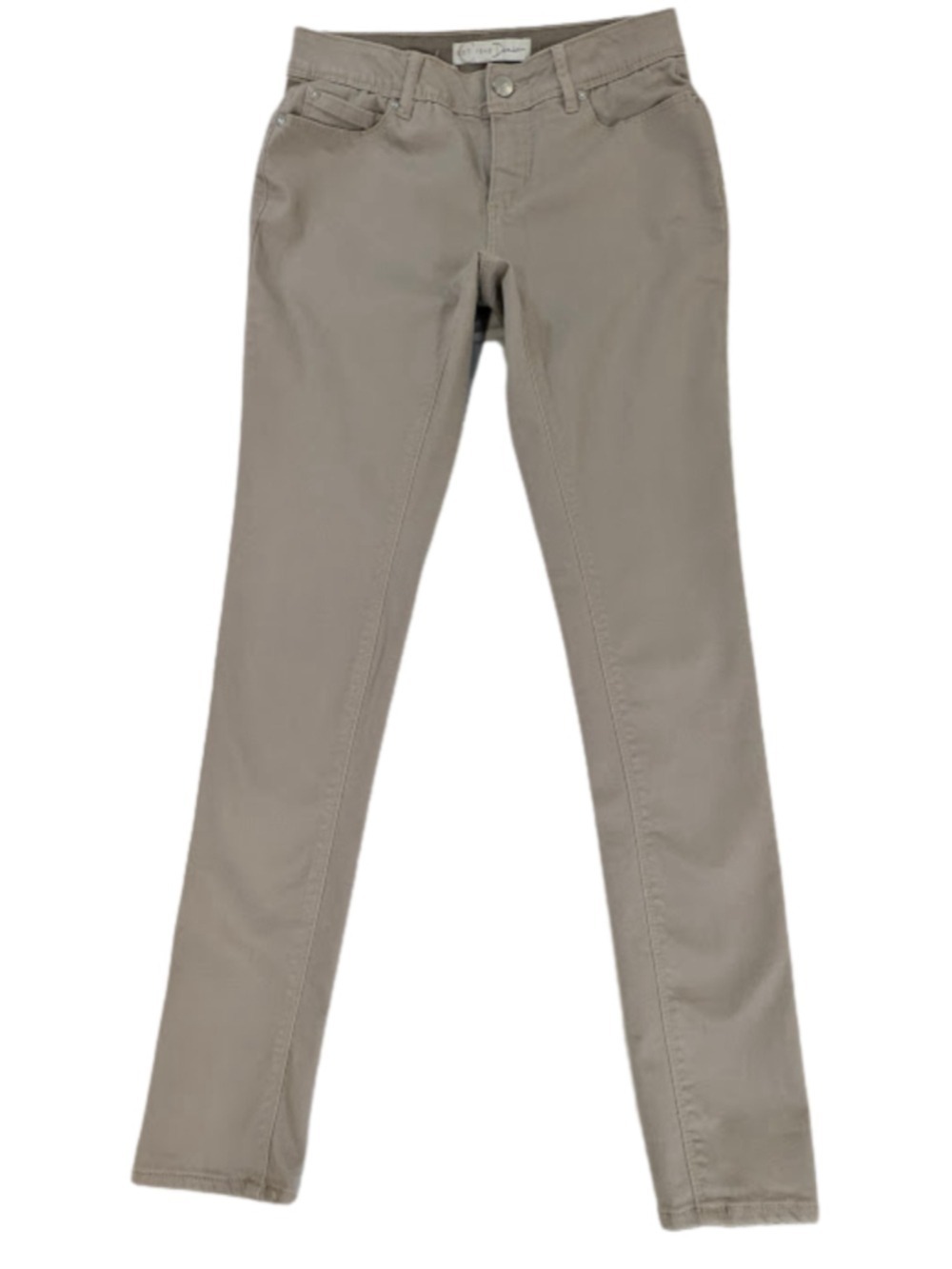 EST 1946 Women's Skinny Jeans Size 2 Greige Taupe Stretch Minimalist Neutral